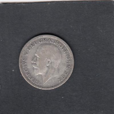 Beschrijving: 1 Shilling  GEORGIUS V